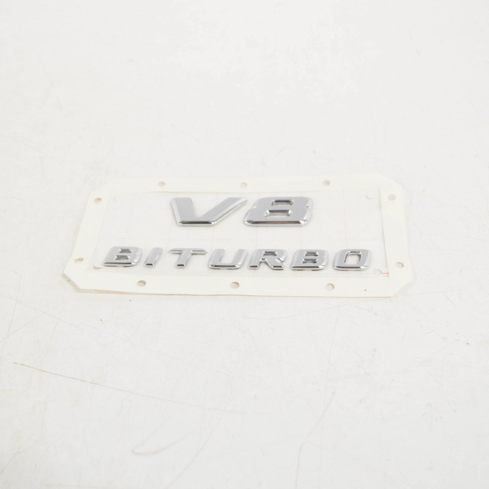 NEW MERCEDES BENZ GLS X166 V8 BITURBO EMBLEM BADGE LOGO A1668175600 ORIGINAL