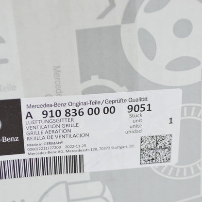 NEW MB SPRINTER W907 ENGINE HOOD LEFT GRILLE LHD A91083600009051 ORIGINAL