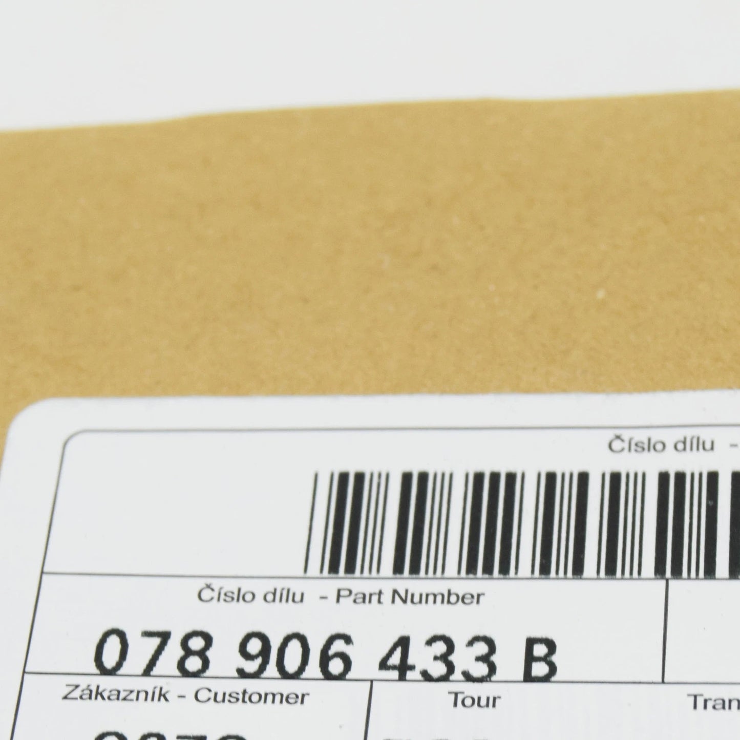 NEW AUDI A4 B6 CRANKSHAFT POSITION SENSOR 078906433B 1.8T 120KW ORIGINAL