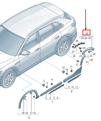 new audi e-tron ge rear right wheel cover 4ke853818agru original