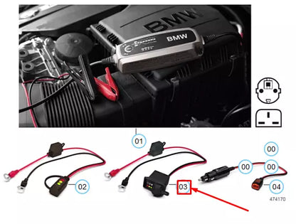 NEW BMW 1 F20 BATTERY COMFORT INDICATOR PANEL 61432289105 2289105 ORIGINAL