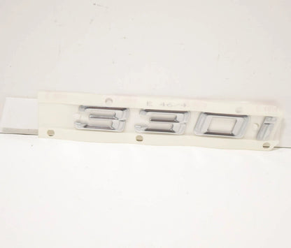 NEW BMW E46 TRUNK LID CHROME 330I EMBLEM BADGE LOGO SIGN 7000494 51147000494
