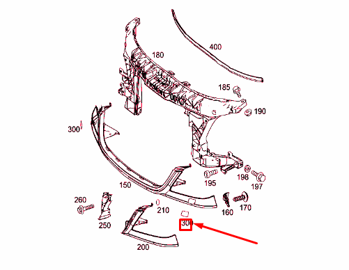new mb sprinter 906 front panel right protective foil a9069830583 original