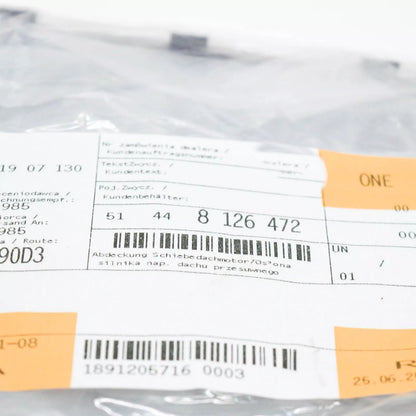 NEW BMW 5 E34 SLIDING ROOF MOTOR COVER 51448126472 8126472 ORIGINAL