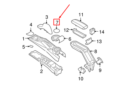 new mini cabrio r52 cup holder rubber insert 51167131183 7131183 original