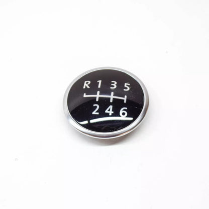 NEW VW TRANSPORTER T5 6 SPEED GEAR SHIFT KNOB BADGE 7E0711144AHB5 ORIGINAL