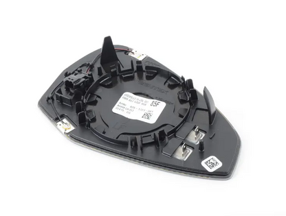 NEW AUDI A4 AVANT B9 FRONT LEFT DOOR MIRROR GLASS 8W0857535F ORIGINAL