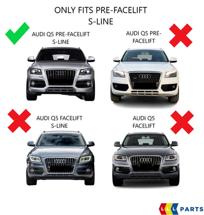 NEW AUDI Genuine Q5 Left Side S-Line Bumper Grill Fog Light 8R0807681E01C