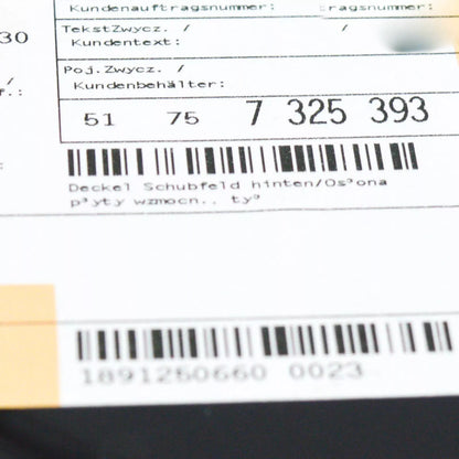 NEW BMW X6 F16 UNDERBODY REAR REINFORCEMENT PLATE COVER 51757325393 ORIGINAL