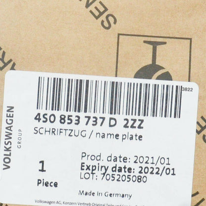 NEW AUDI R8 4S FRONT GRILLE EMBLEM BADGE 4S0853737D2ZZ ORIGINAL