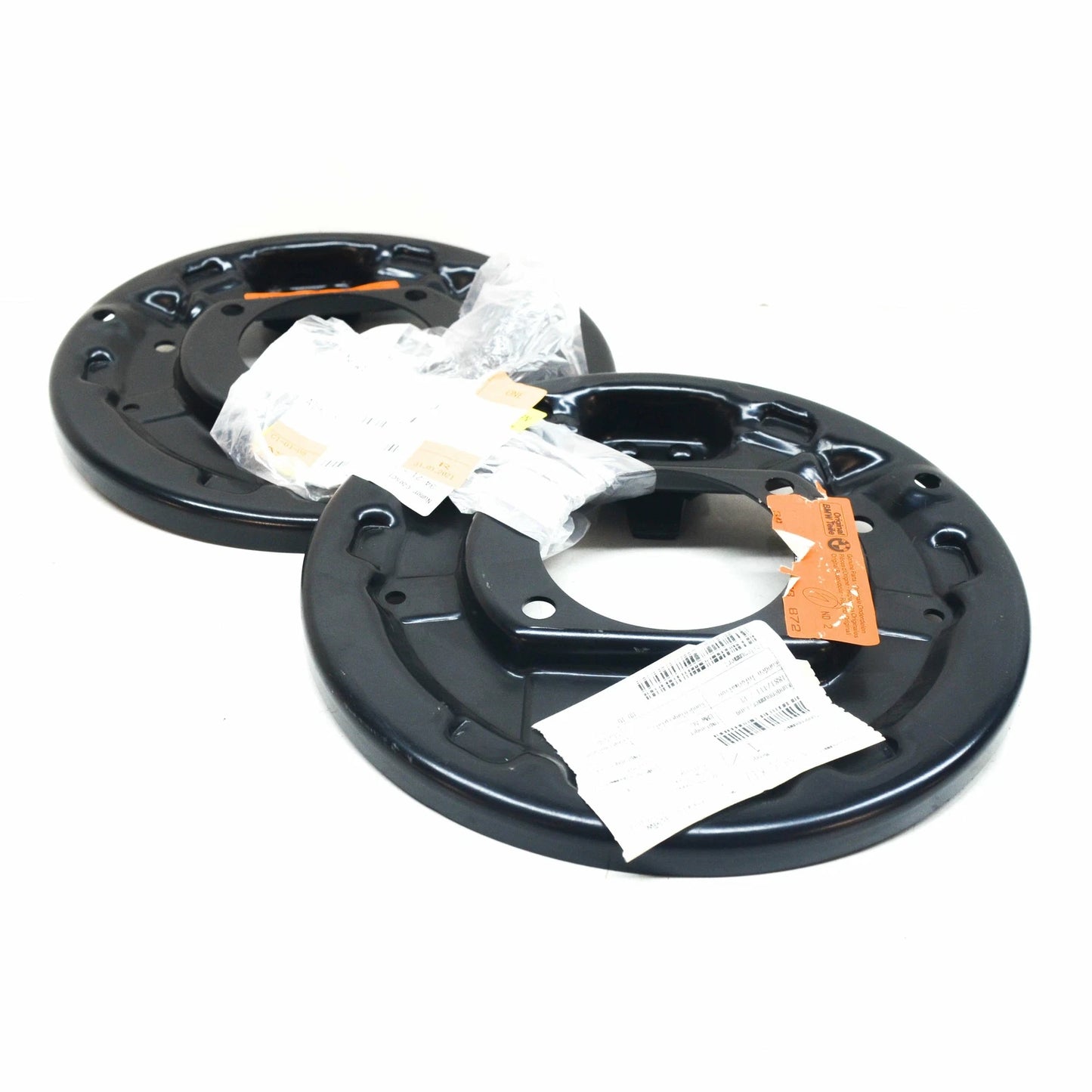 NEW BMW 3 E30 REAR LEFT A RIGHT DRUM CALIPER CARRIER PLATES 34211153871 ORIGINAL