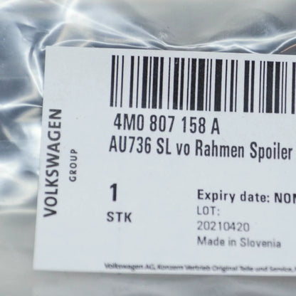 NEW AUDI Q7 4M FRONT RIGHT BUMPER AIR GUIDE TRIM 4M0807158A ORIGINAL