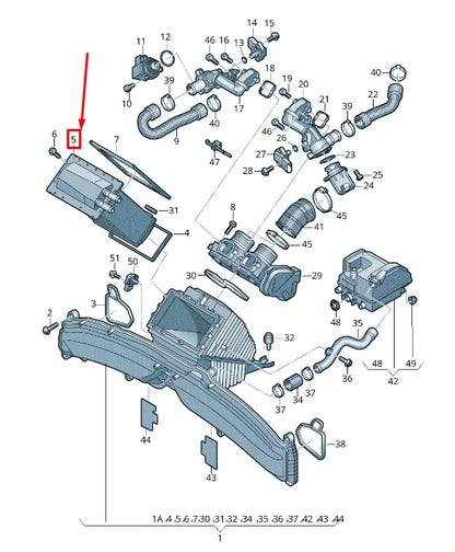 NEW AUDI A6 AVANT C7 ENGINE CHARGE AIR COOLER 079145785K ORIGINAL