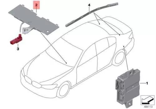 NEW BMW 5 G30 OPTICAL CONDUCTOR 63316824295 ORIGINAL