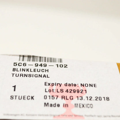 NEW VOLKSWAGEN BEETLE 5C RIGHT WING MIRROR TURN SIGNAL 5C6949102