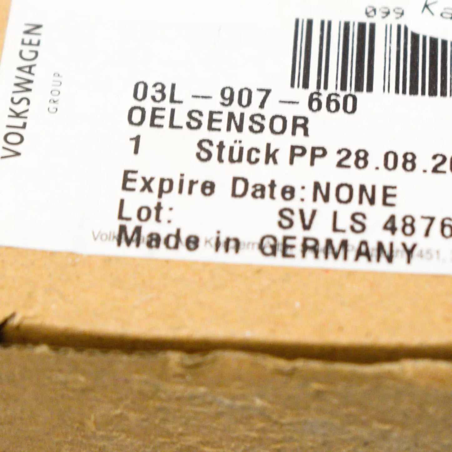 NEW AUDI A4 8K B8 OIL LEVEL SENSOR 03L907660