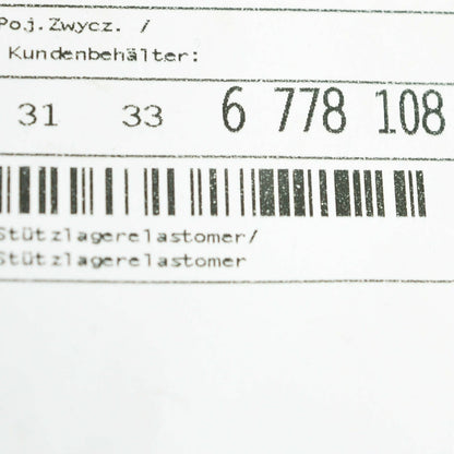 new bmw x5 e70 front strut mount bearing lower plate 31336778108 original