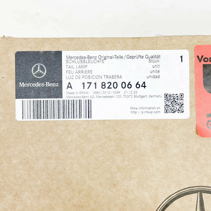 NEW MERCEDES-BENZ SLK R171 REAR RIGHT TAILLIGHT A1718200664 ORIGINAL