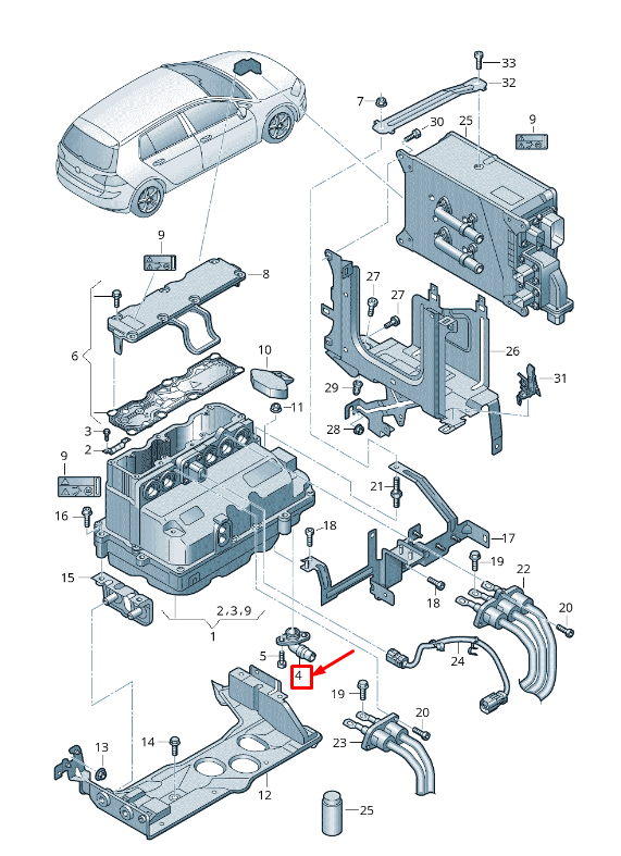 new vw golf vii 5g mk7 engine coolant feed connection 5g0121131 original
