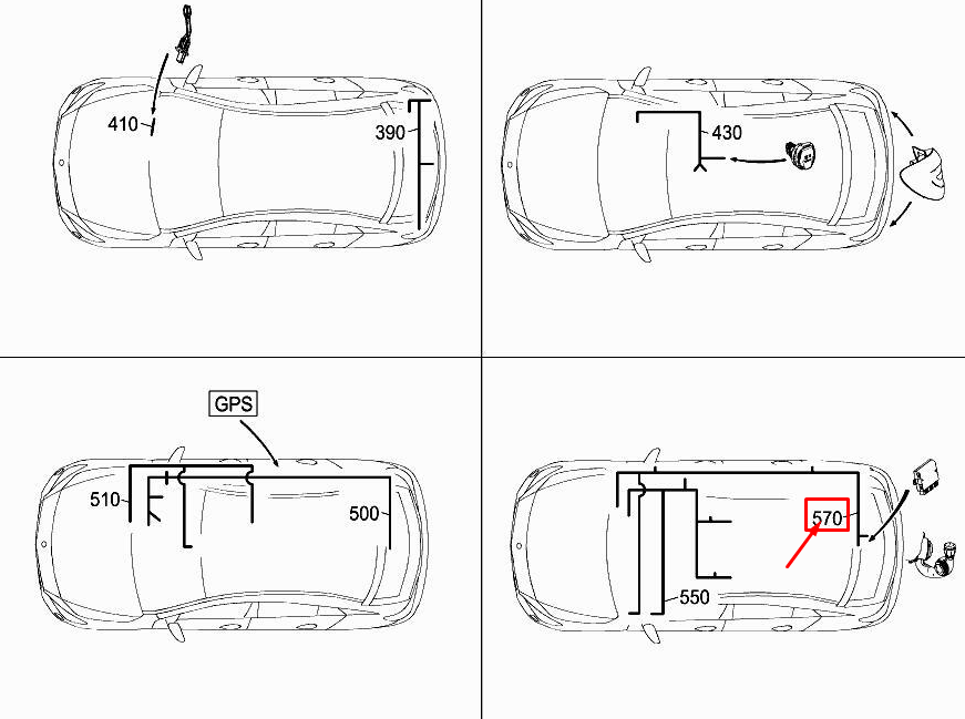 new mercedes-benz cla c117 hitching mechanism wiring harness a1175409108