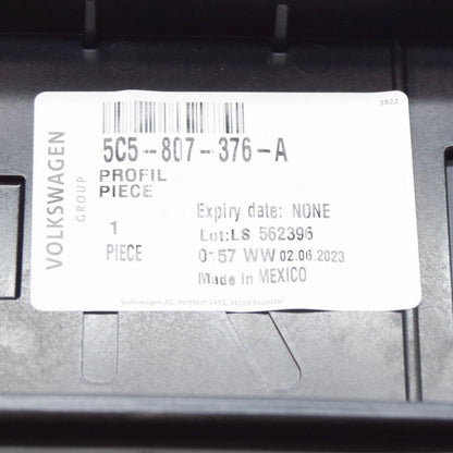 NEW VW BEETLE 5C REAR BUMPER RIGHT BRACKET GUIDE 5C5807376A ORIGINAL