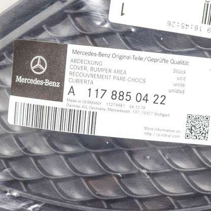 NEW MERCEDES-BENZ CLA COUPE C117 FRONT BUMPER RIGHT GRILLE A1178850422 ORIGINAL