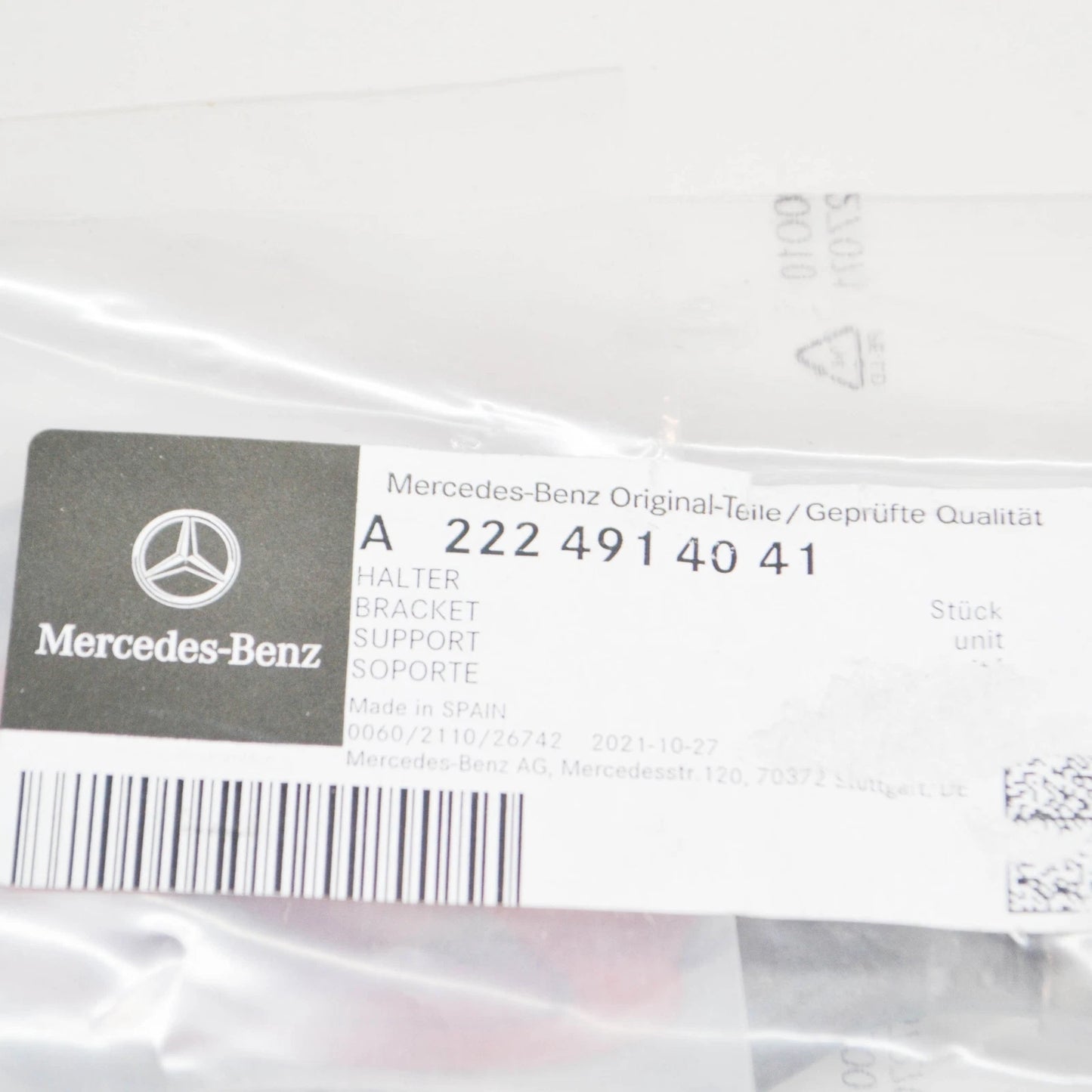 NEW MERCEDES-BENZ S W222 EXHAUST CENTER MUFFLER BRACKET A2224914041 ORIGINAL