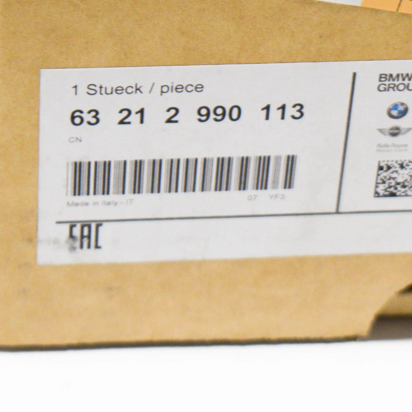 NEW BMW X1 E84 REAR LEFT TAILGATE TAIL LIGHT 63212990113 2990113 ORIGINAL