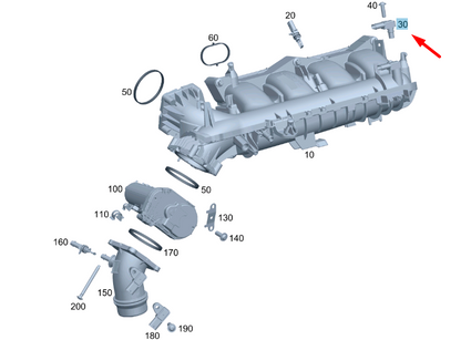 NEW MERCEDES-BENZ A W176 MAP PRESSURE SENSOR A0091532228 ORIGINAL