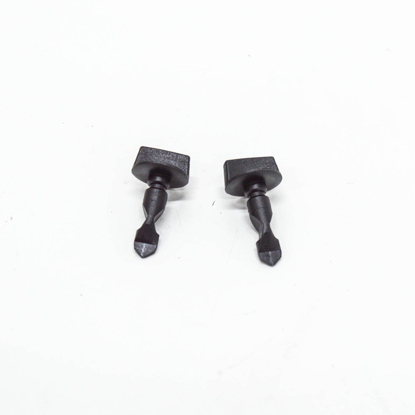 new audi a1 mk1 rear bumper tow eye cover clip pin 2 pieces 6q0807643 original