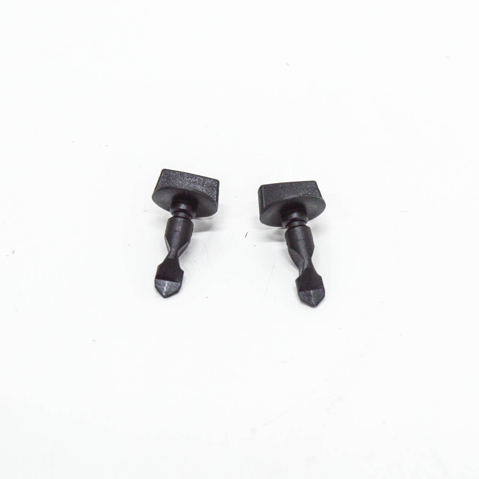 new audi a1 mk1 rear bumper tow eye cover clip pin 2 pieces 6q0807643 original