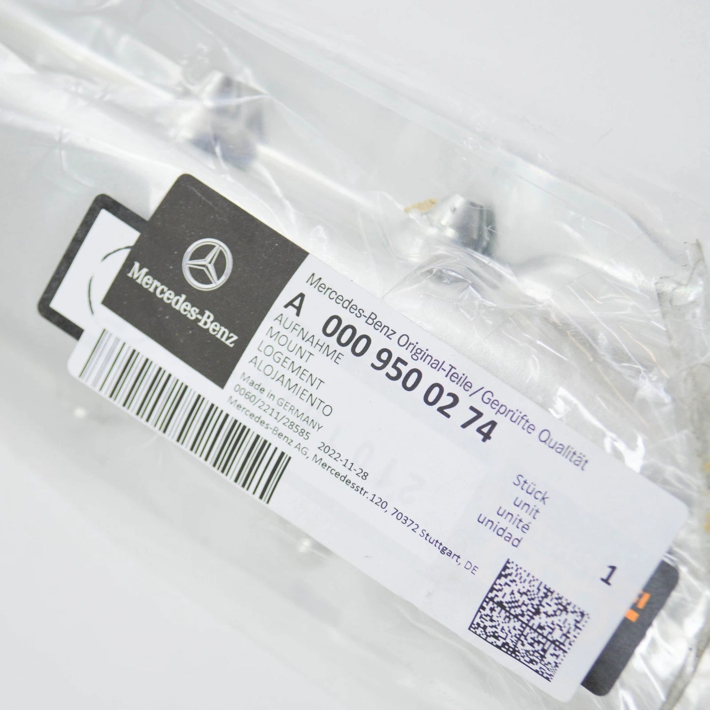 NEW MB SPRINTER 906 BENCH SEAT BOTTOM FIXTURE A0009500274 ORIGINAL