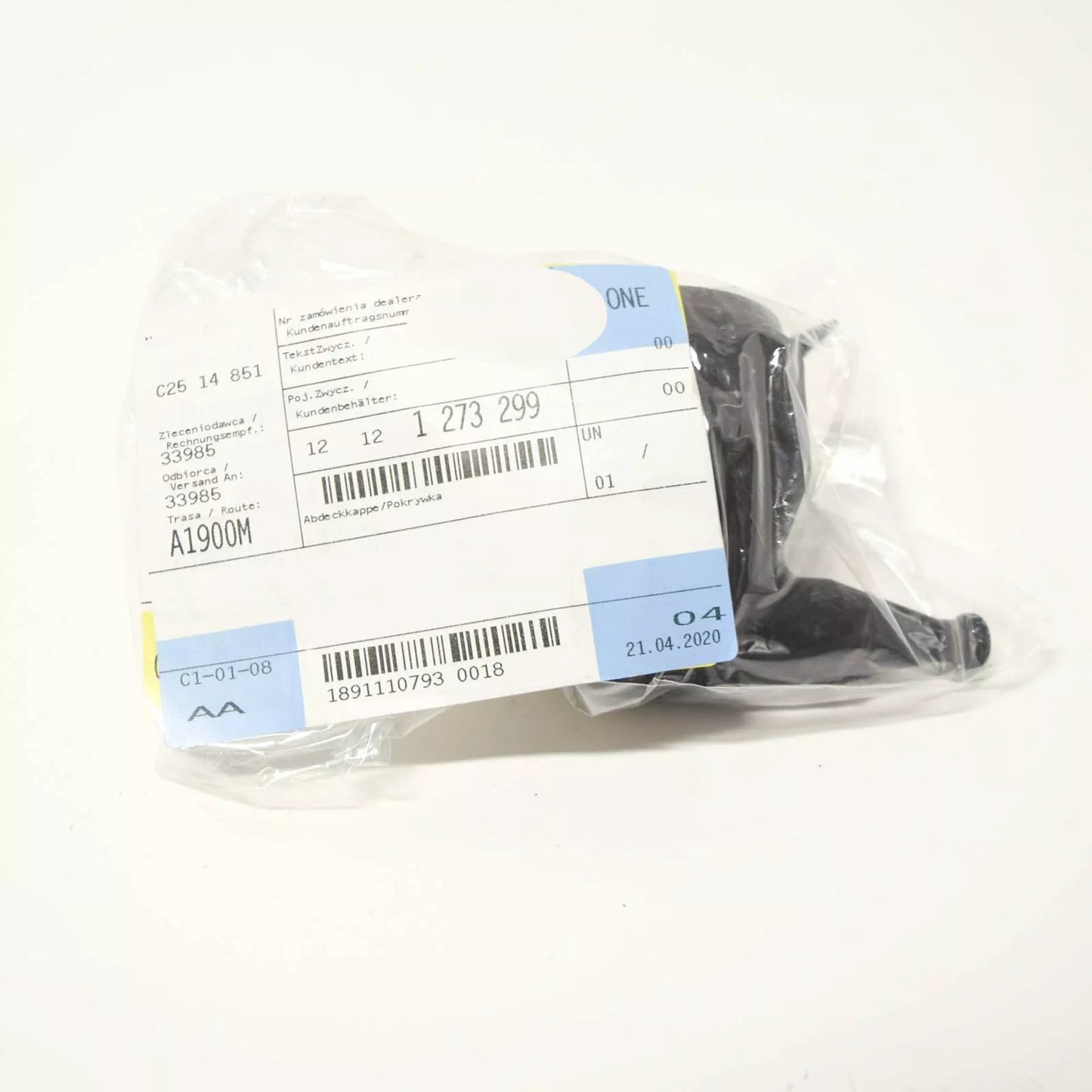 NEW BMW 3 E30 IGNITION COIL PROTECTION COVERING CAP 12121273299 ORIGINAL