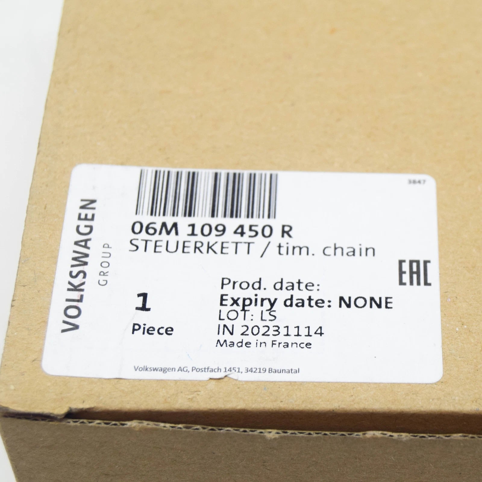 NEW AUDI A4 AVANT B9 CHAIN RAIL W/ TENSIONER RIGHT SIDE 06M109450R ORIGINAL