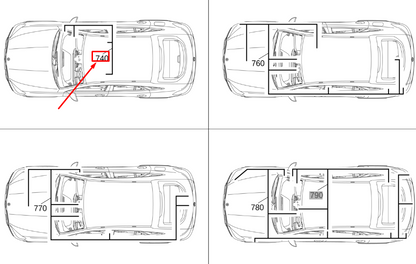 new mb gle w167 rear entertainment wiring harness lhd a1675404119 original