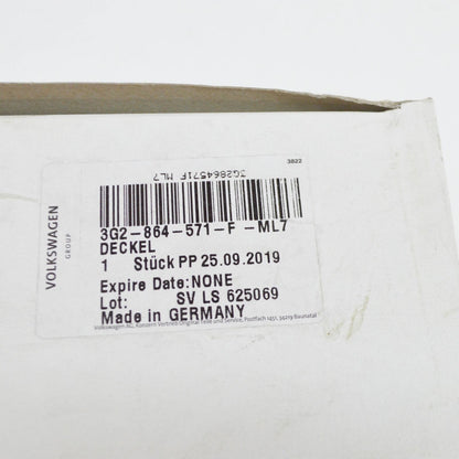 NEW VOLKSWAGEN ARTEON 3H7 FRONT ASHTRAY COVER RHD 3G2864571FML7 ORIGINAL