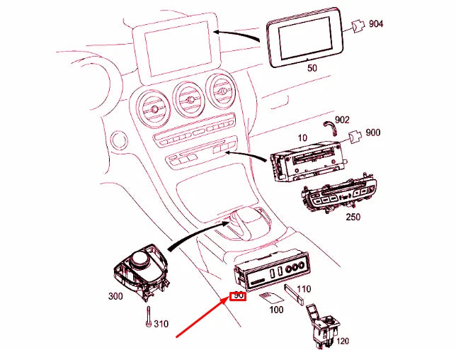 NEW MERCEDES-BENZ C W205 MULTIMEDIA CONNECTION UNIT A2058200526 ORIGINAL
