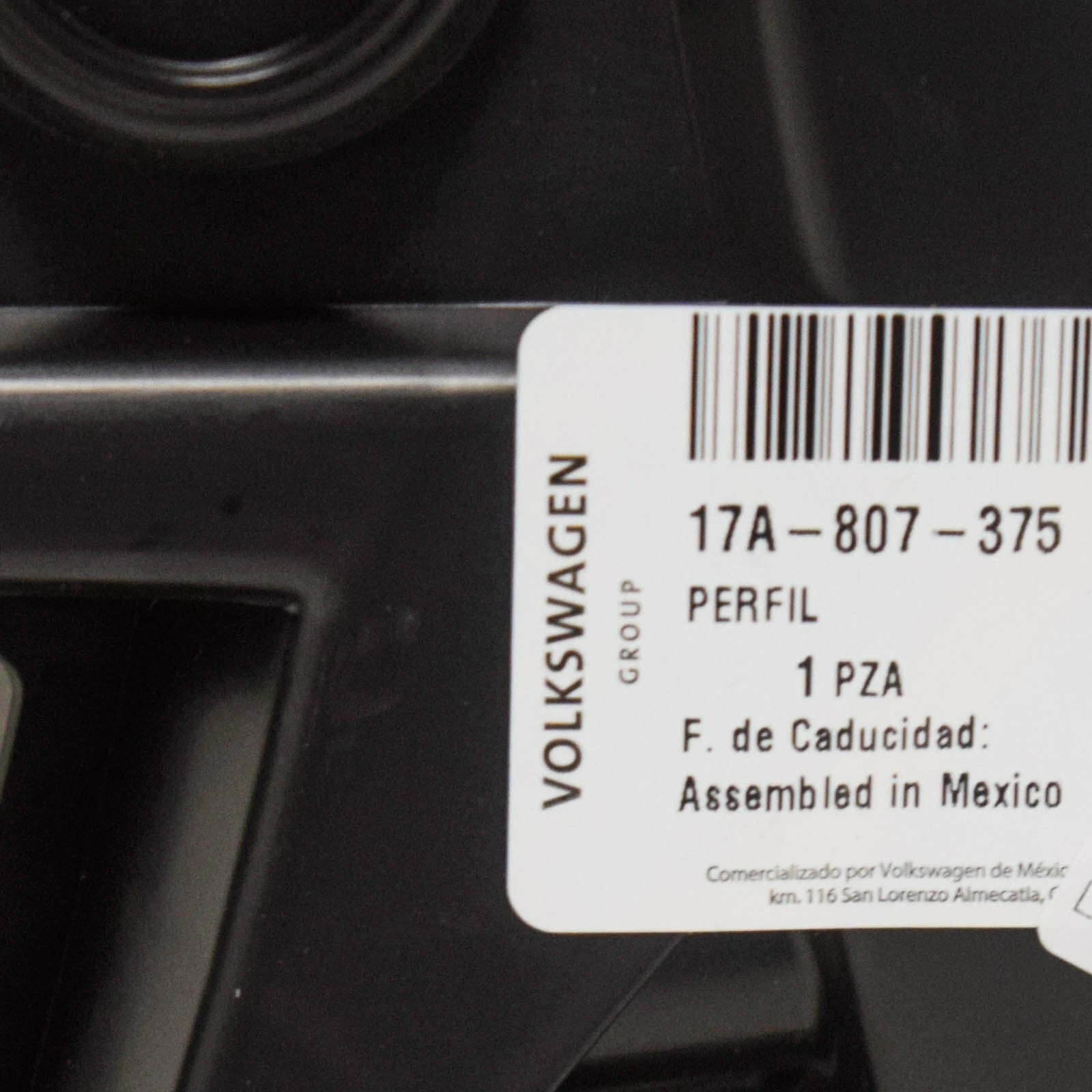 NEW VOLKSWAGEN JETTA A7 REAR LEFT BUMPER BRACKET 17A807375 2019