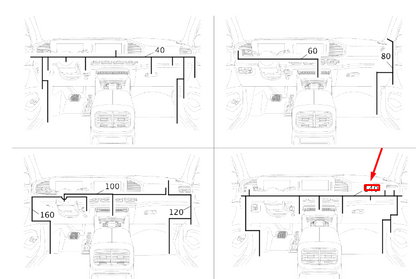 new mb gle w167 air conditioner wiring harness rhd a1675404004 original