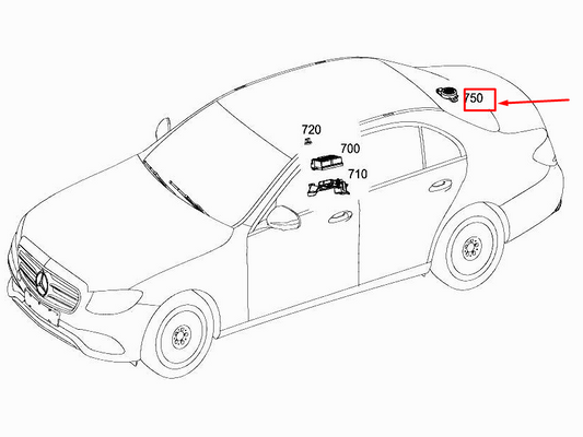 new mercedes-benz e w213 parking pdc warning buzzer a0008220000 original