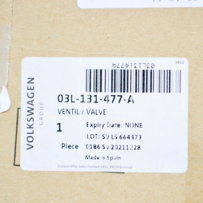 NEW VW TRANSPORTER VI T6 EXHAUST GAS RECIRCULATION EGR VALVE 03L131477A ORIGINAL