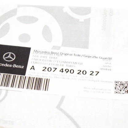 NEW MERCEDES-BENZ GLK-CLASS X204 RIGHT EXHAUST COVER A2074902027 ORIGINAL