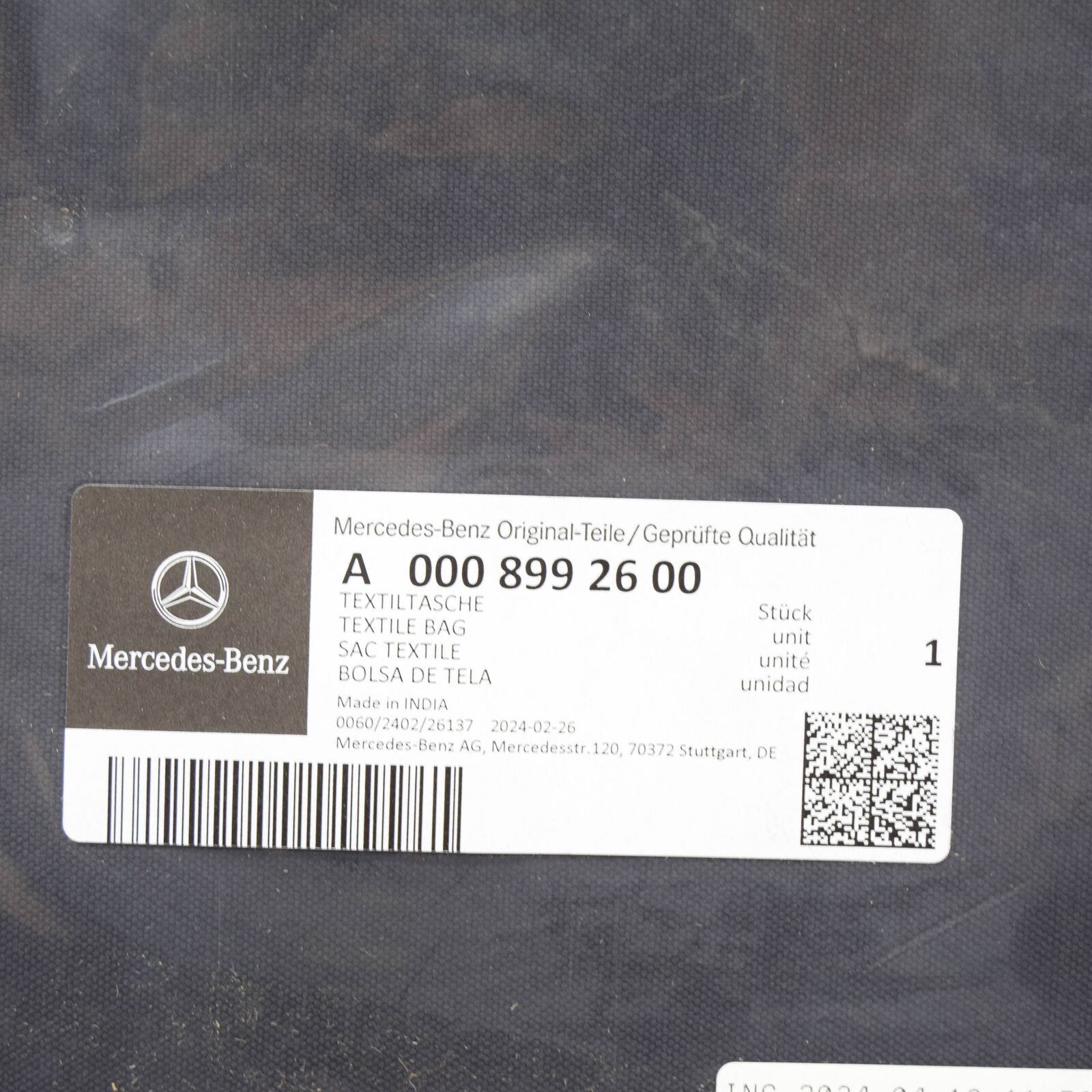 new mercedes-benz gle w167 charging cable bag a0008992600 original