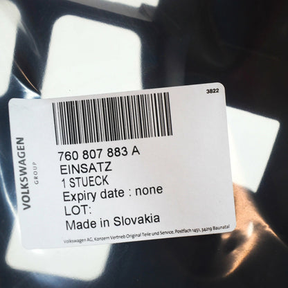 NEW VOLKSWAGEN TOUAREG CR FRONT LEFT BUMPER BRACKET 760807883A