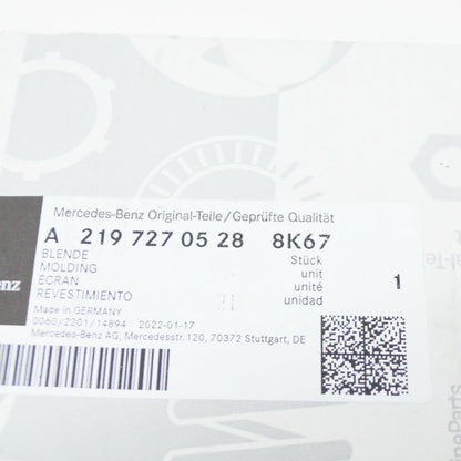 NEW MB CLS C219 FRONT LEFT DOOR TRIM PANEL FACING A21972705288K67 ORIGINAL