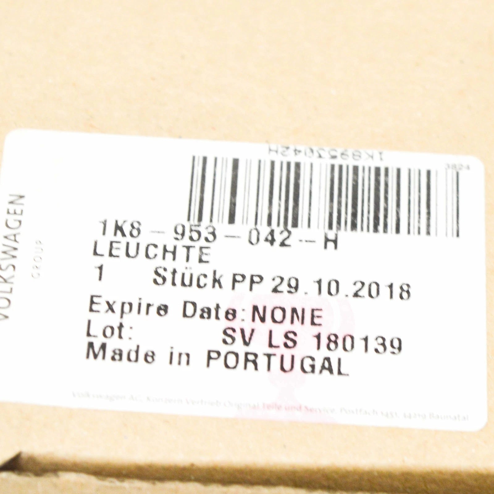 NEW VOLKSWAGEN SCIROCCO RIGHT LED TURN SIGNAL 1K8953042H