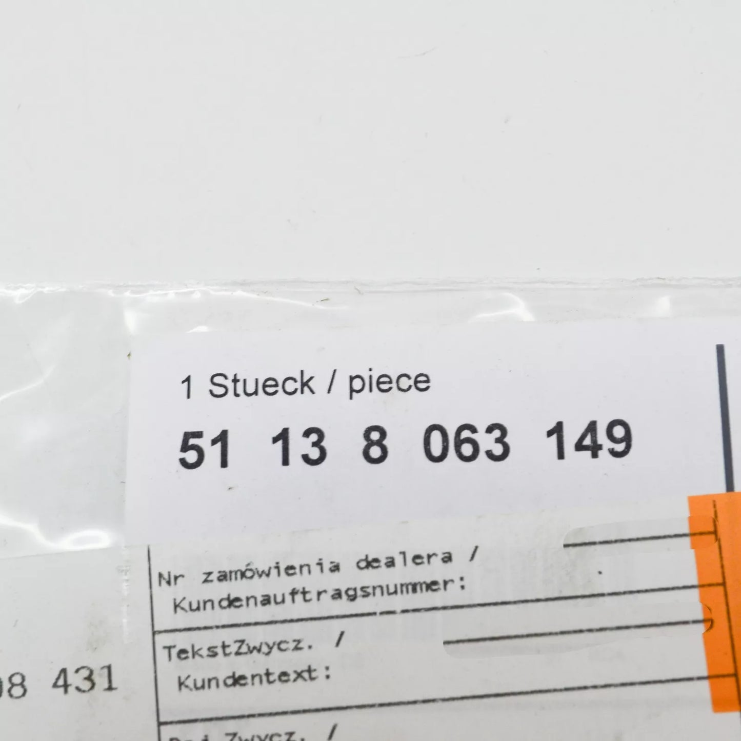 NEW BMW X5 M5 F85 RADIATOR GRILLE M EMBLEM BADGE 51138063149 8063149