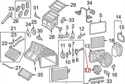 NEW VOLKSWAGEN TOUAREG 7P MK2 HEATER BLOWER FAN LHD 7P0820021H ORIGINAL