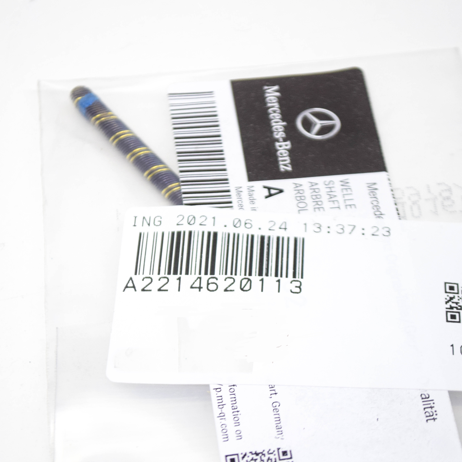 NEW MERCEDES-BENZ S W221 HEIGHT ADJUSTMENT SHAFT A2214620113 ORIGINAL