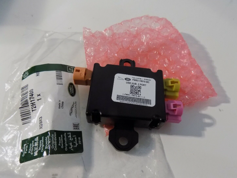 new jaguar xf x260 audio auxiliary jack t2h17460 original